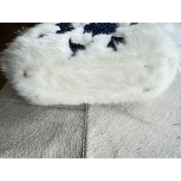 CHRISTIAN DIOR Mini Embellished Faux Fur Lady Dior Bag - Picture 10 of 15